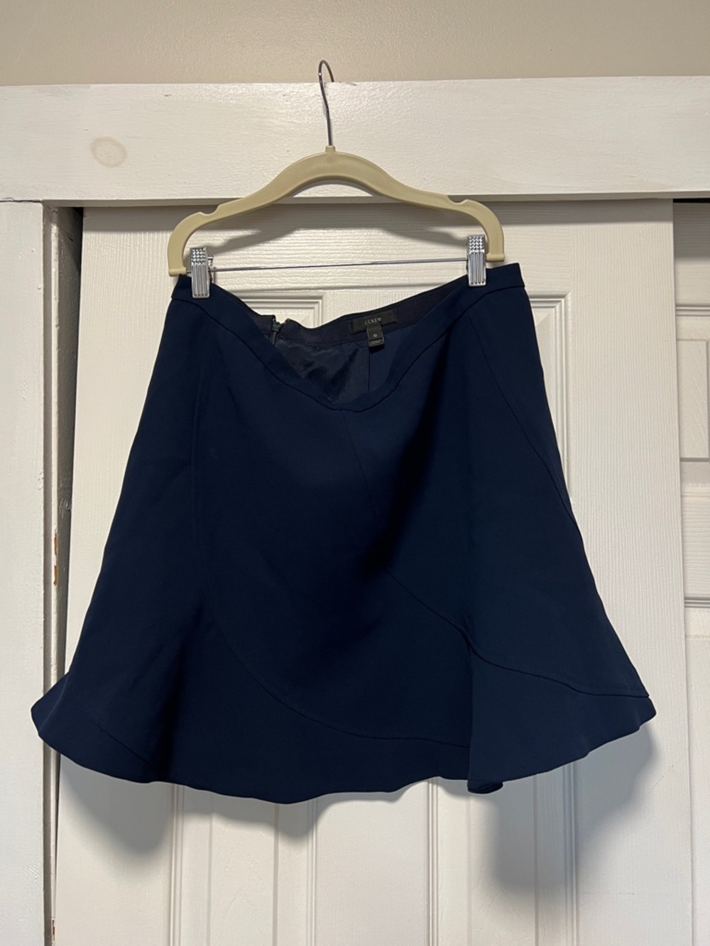 J. Crew Dark Navy Circle Skirt